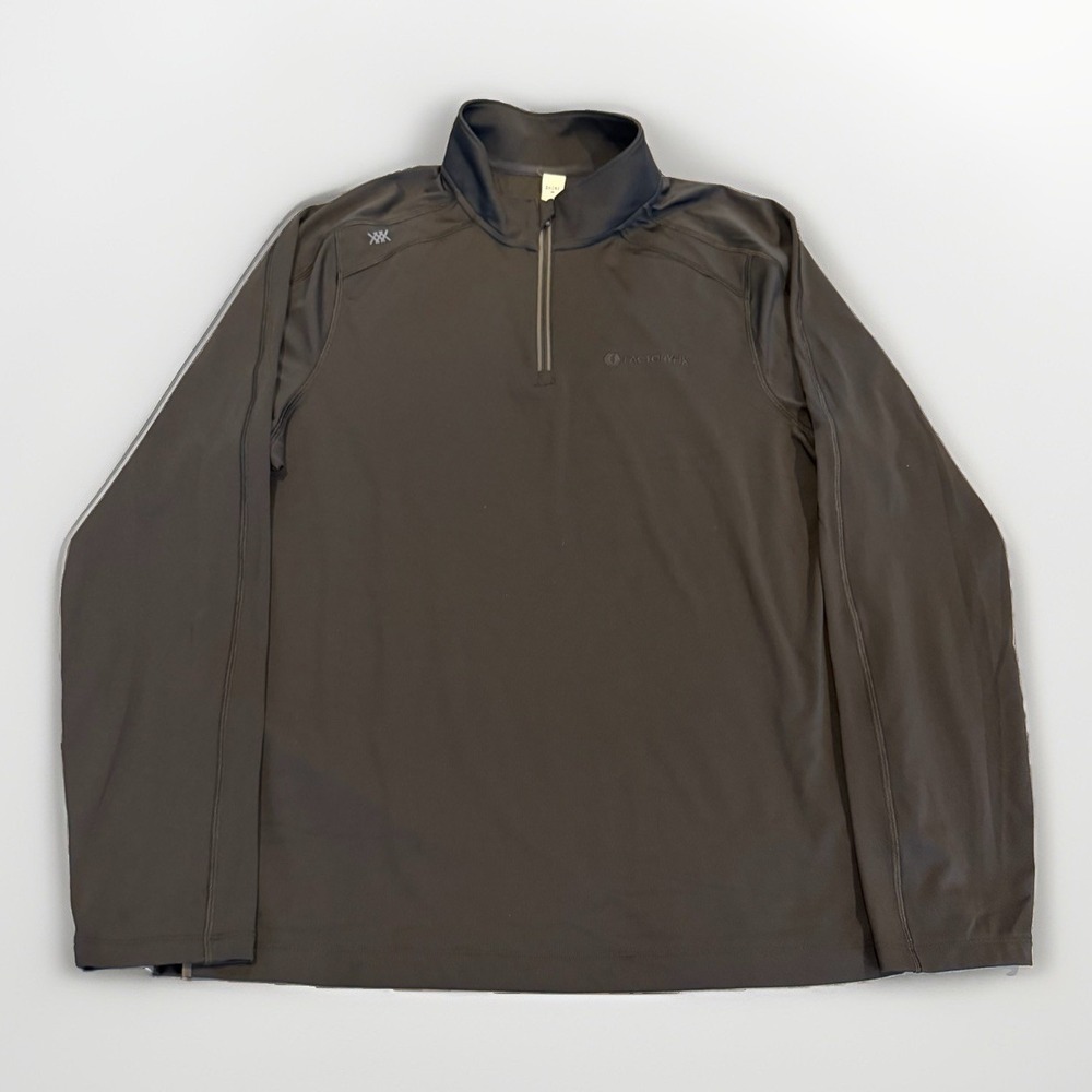 Rhone Rise Quarter Zip Men's Size Large Black 1/4 Zip Jacket Pullover‎ Golf